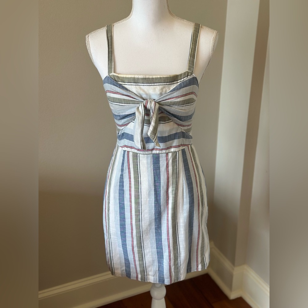 Striped summer day dress